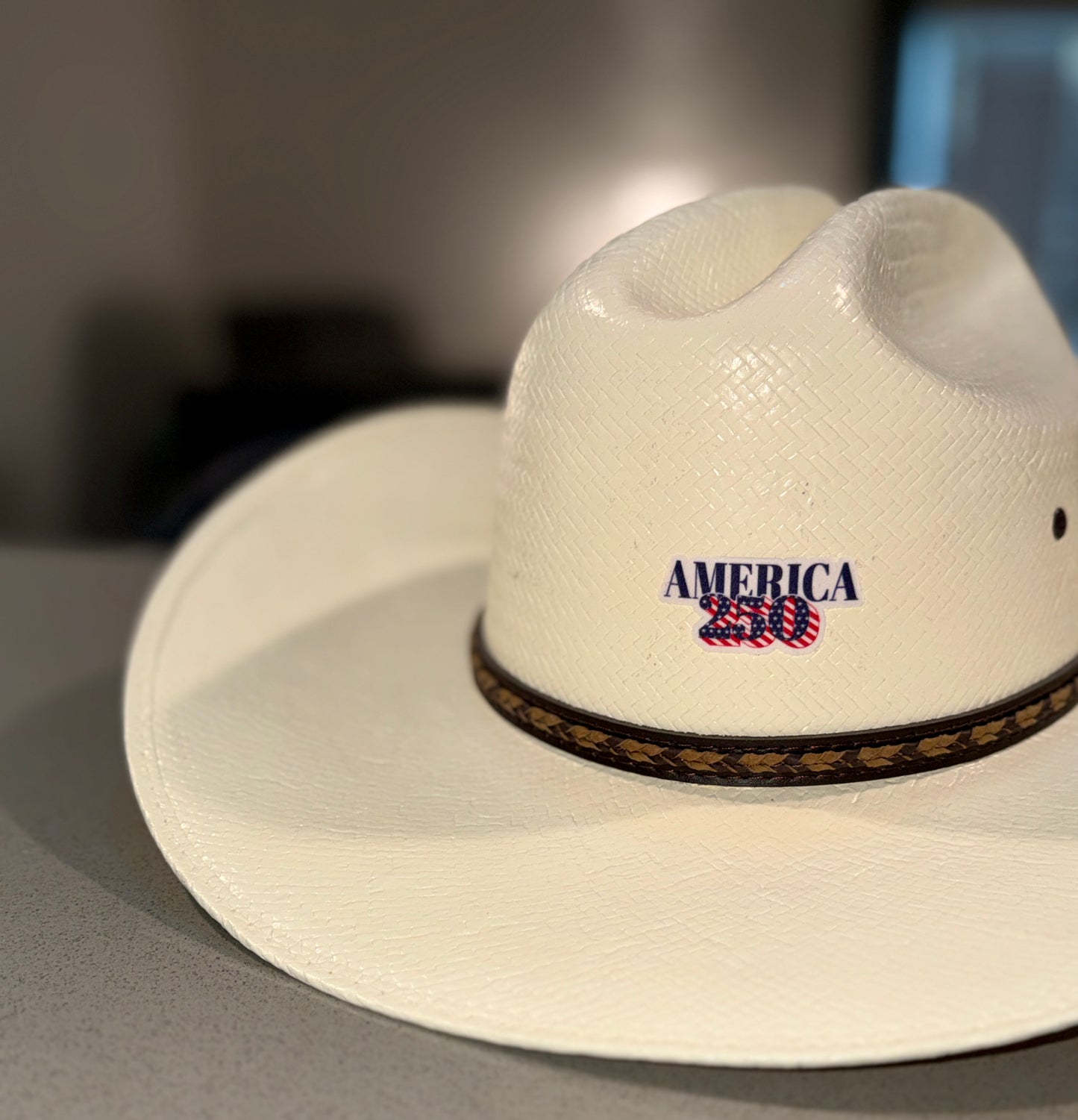 America 250 Cowboy Hat Patch Set of 3