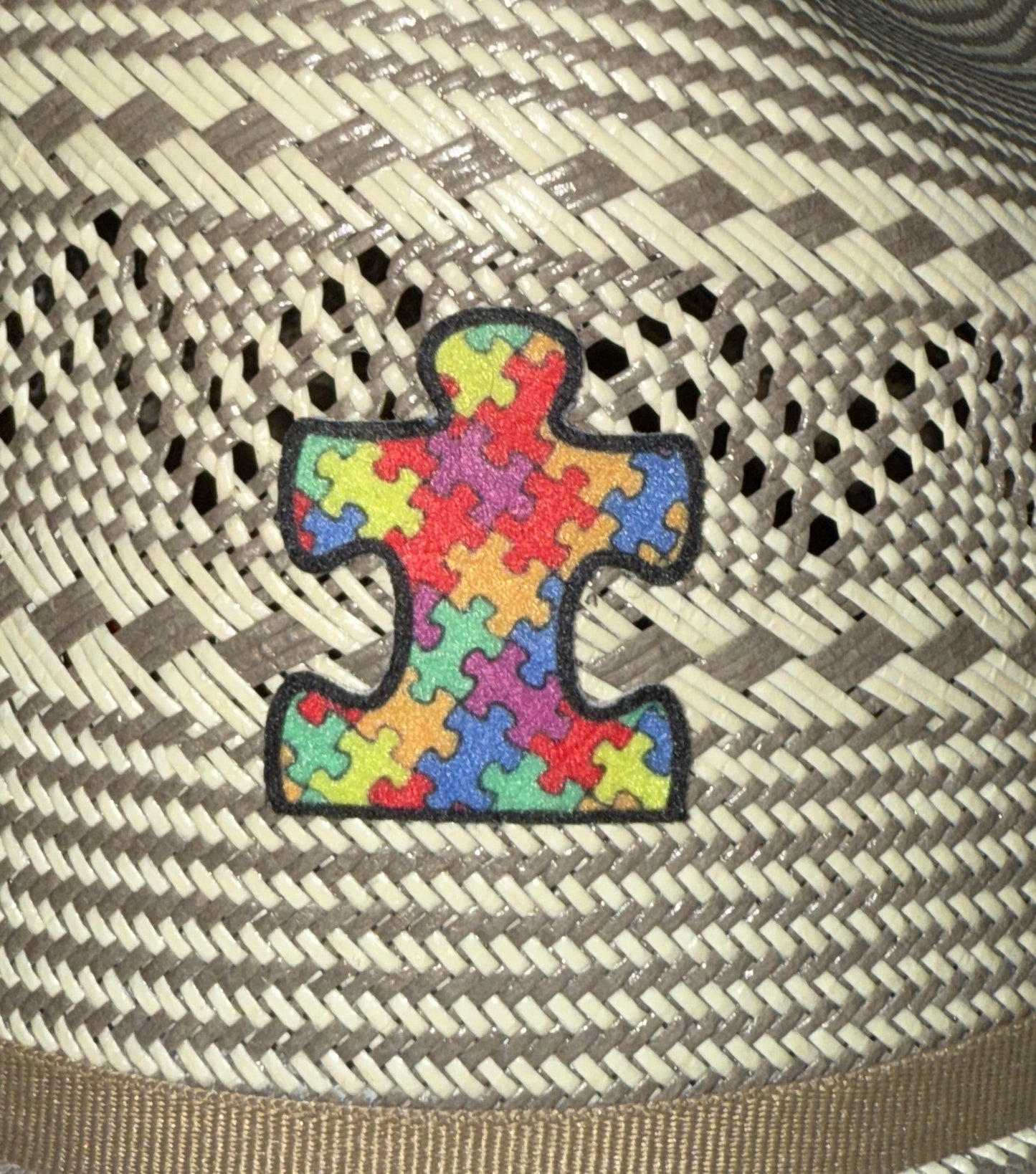 Autism Multi Color Adhesive Backed Patch