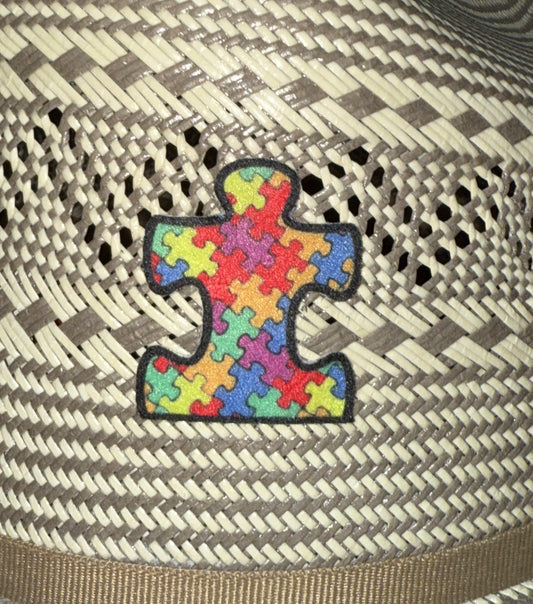 Autism Multi Color Adhesive Backed Patch